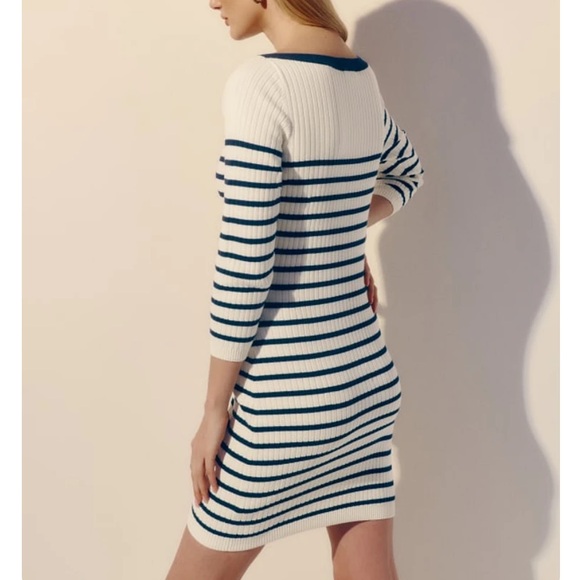 Reformation Ines Ribbed Sweater Dress - Picture 2 of 9